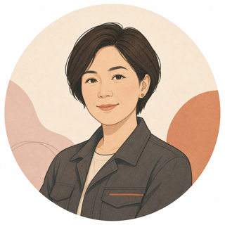 工程業老闆娘日系簡約頭像